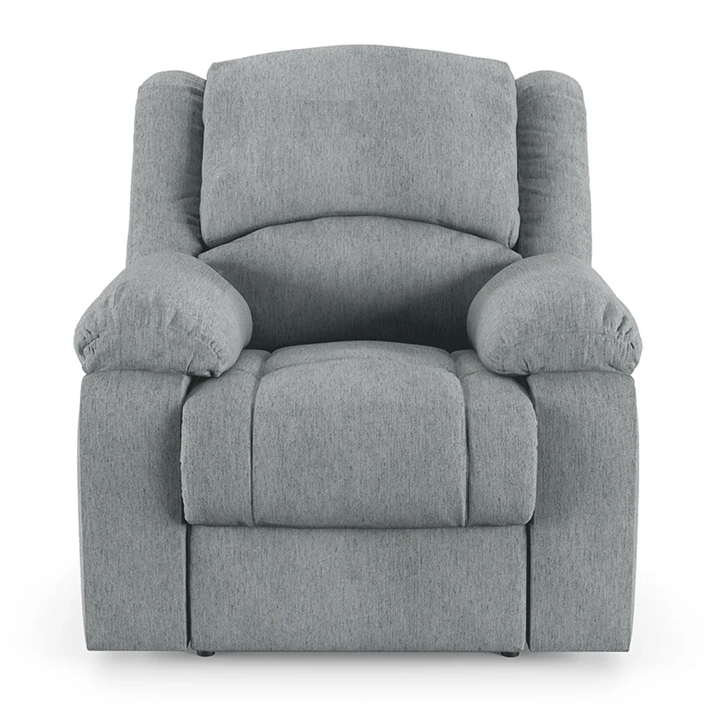 Poltrona do Papai Reclinável Pietra Power Elétrica Massagem FH9 Linho Cinza - Mpozenato