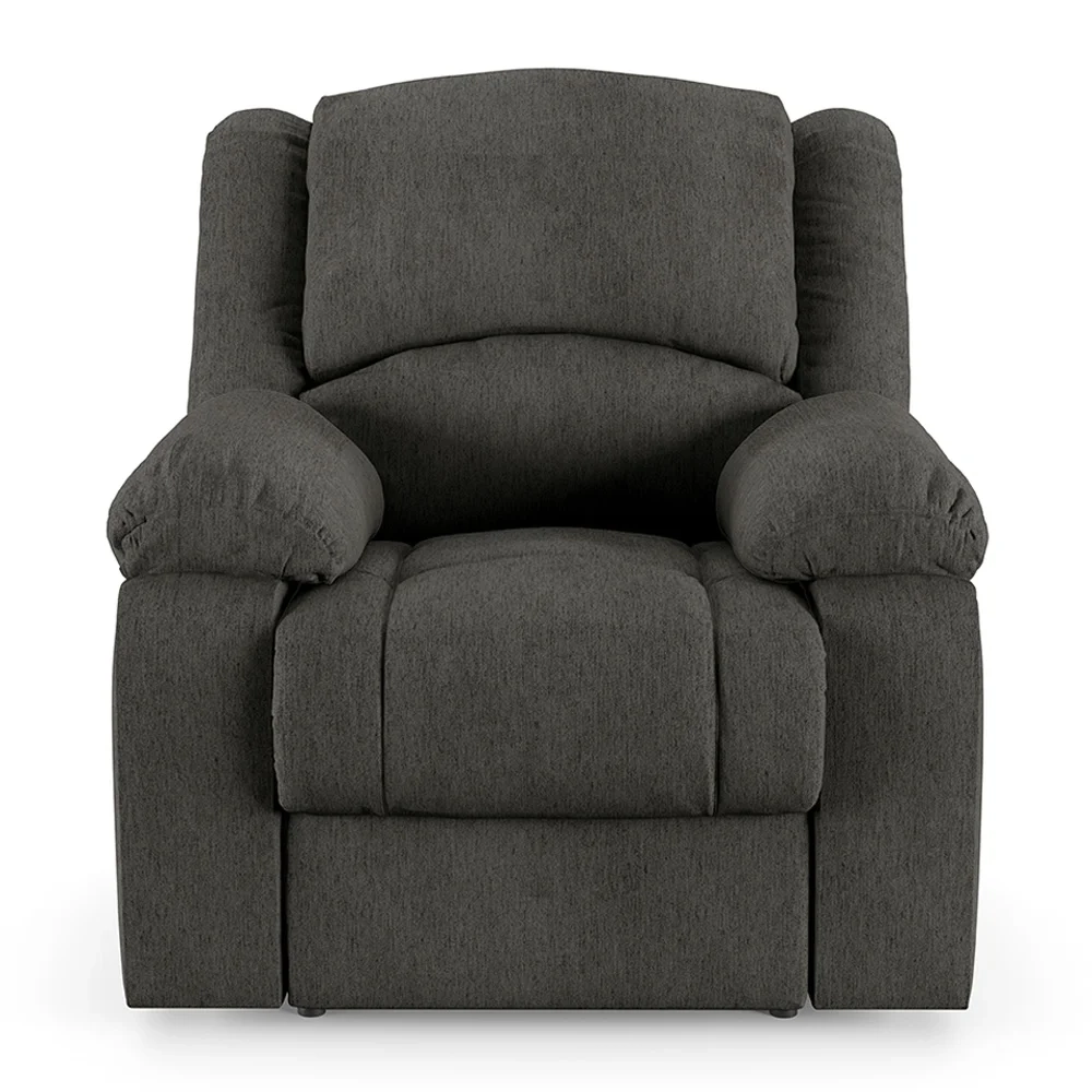 Poltrona do Papai Reclinável Pietra Power Elétrica Massagem FH9 Linho Grafite - Mpozenato