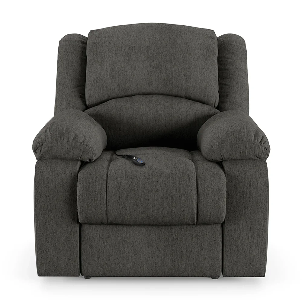 Poltrona do Papai Reclinável Pietra Controle Power Elétrico FH9 Linho Grafite - Mpozenato