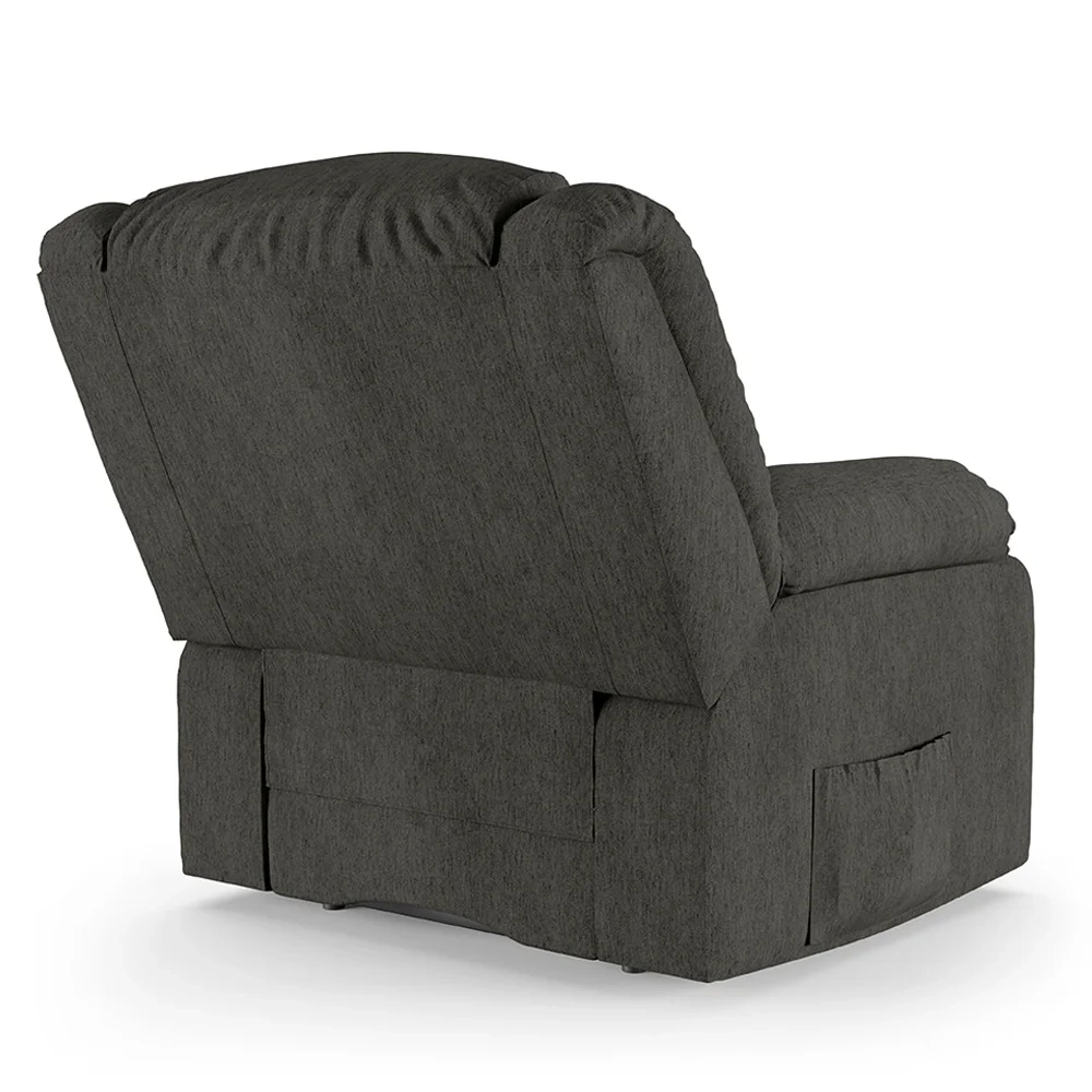 Poltrona do Papai Reclinável Pietra Controle Power Elétrico FH9 Linho Grafite - Mpozenato