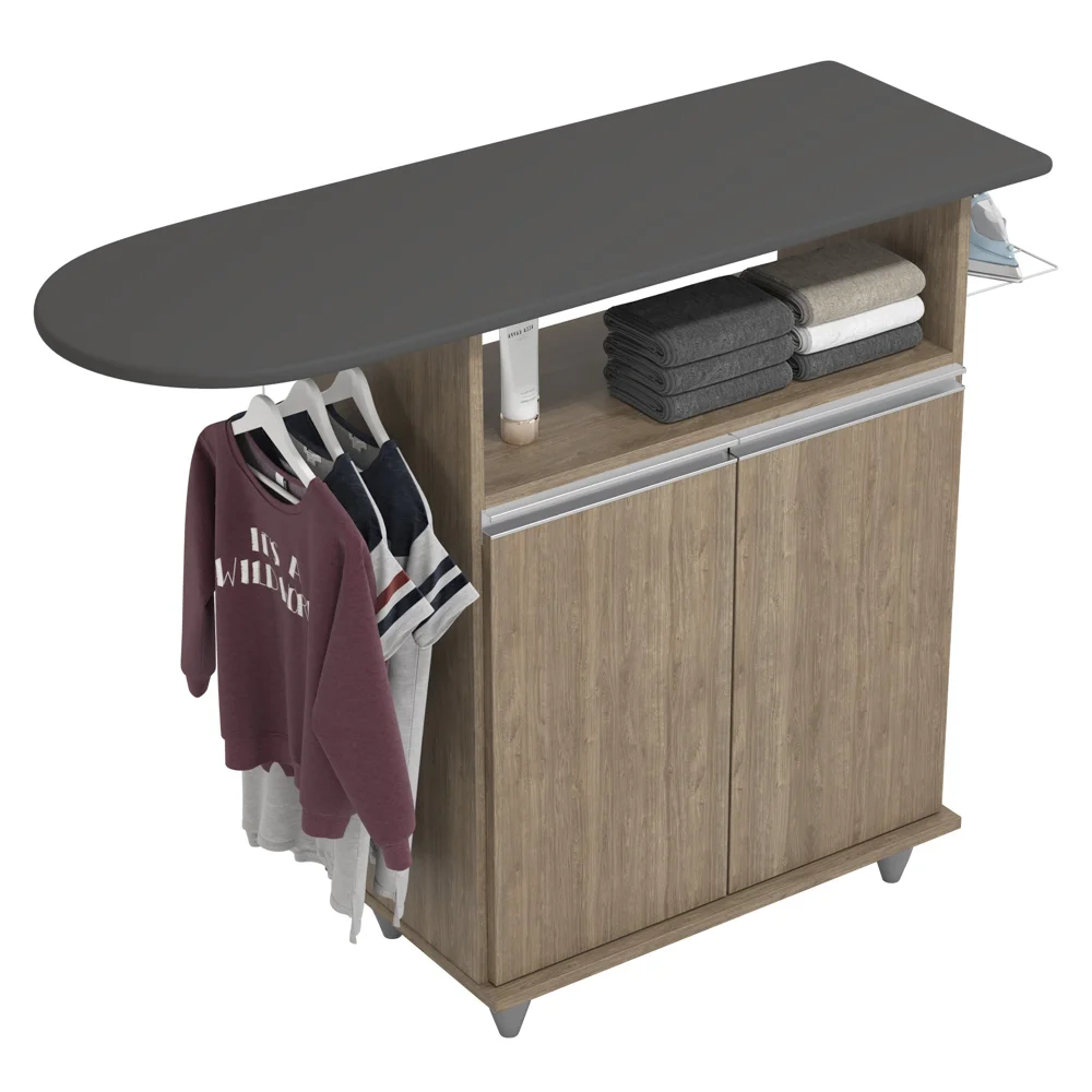 Tábua de Passar Com Balcão 2 Portas Carla Castanho - Lumil