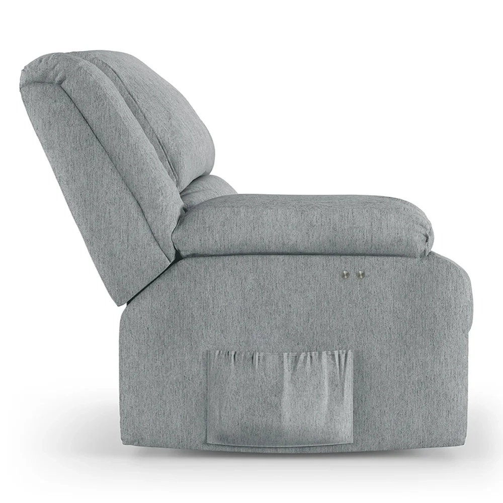 Poltrona do Papai Reclinável Pietra Power Touch FH9 Linho Cinza - Mpozenato