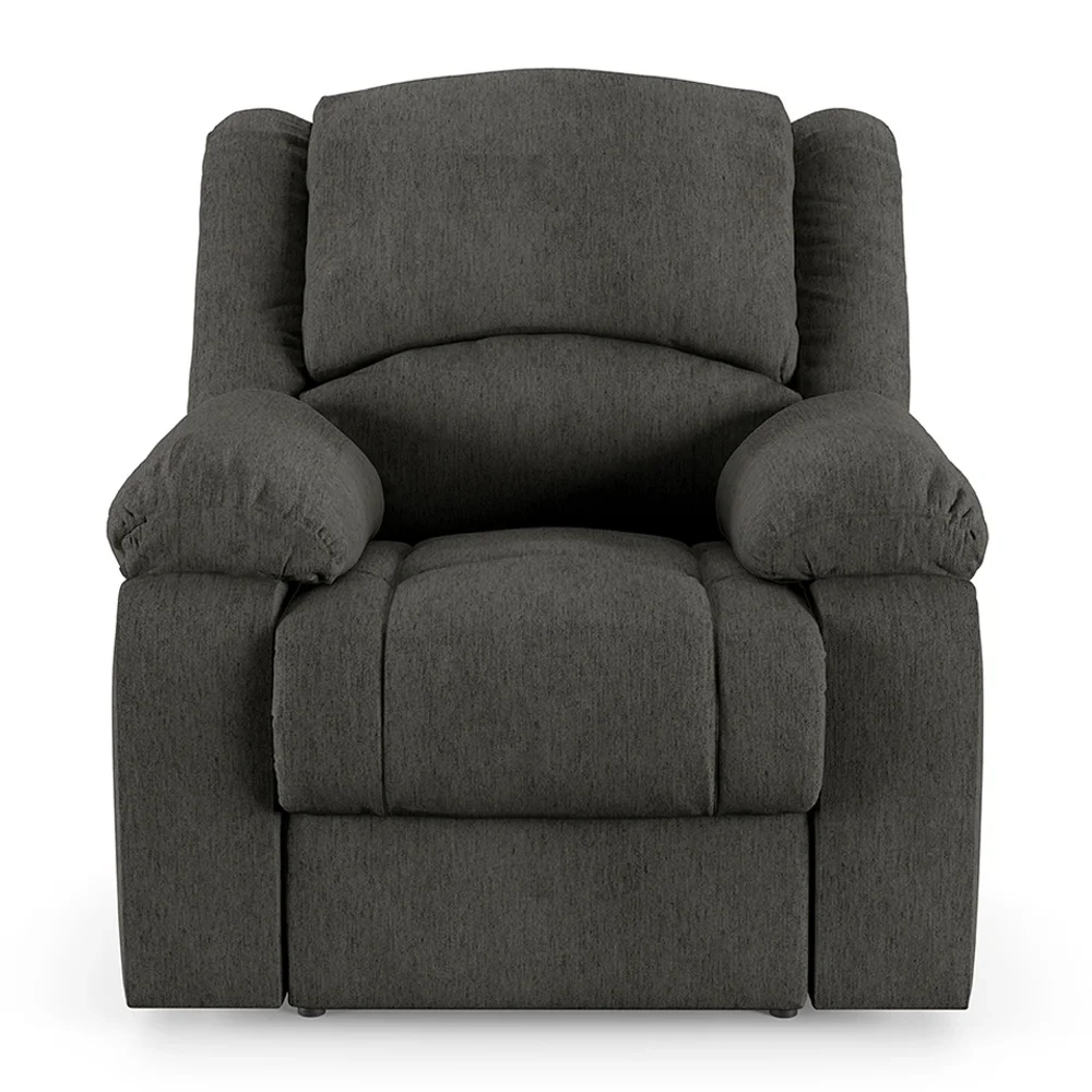 Poltrona do Papai Reclinável Pietra Power Touch USB FH9 Linho Grafite - Mpozenato