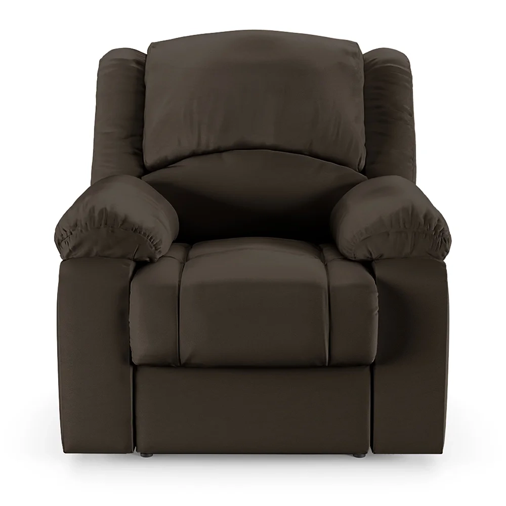 Poltrona do Papai Reclinável Pietra Power Touch Massagem FH9 PU Marrom - Mpozenato