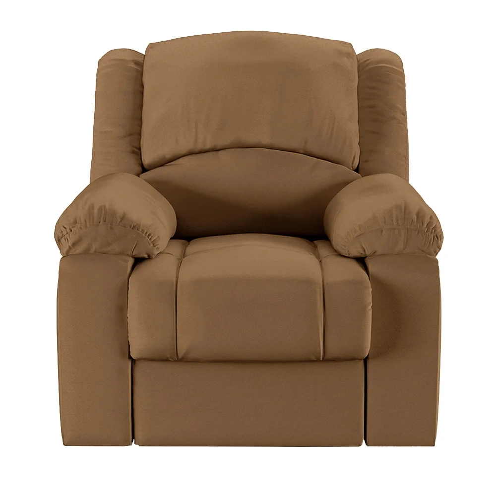 Poltrona do Papai Reclinável Pietra Zero Wall FH9 PU Caramelo - Mpozenato
