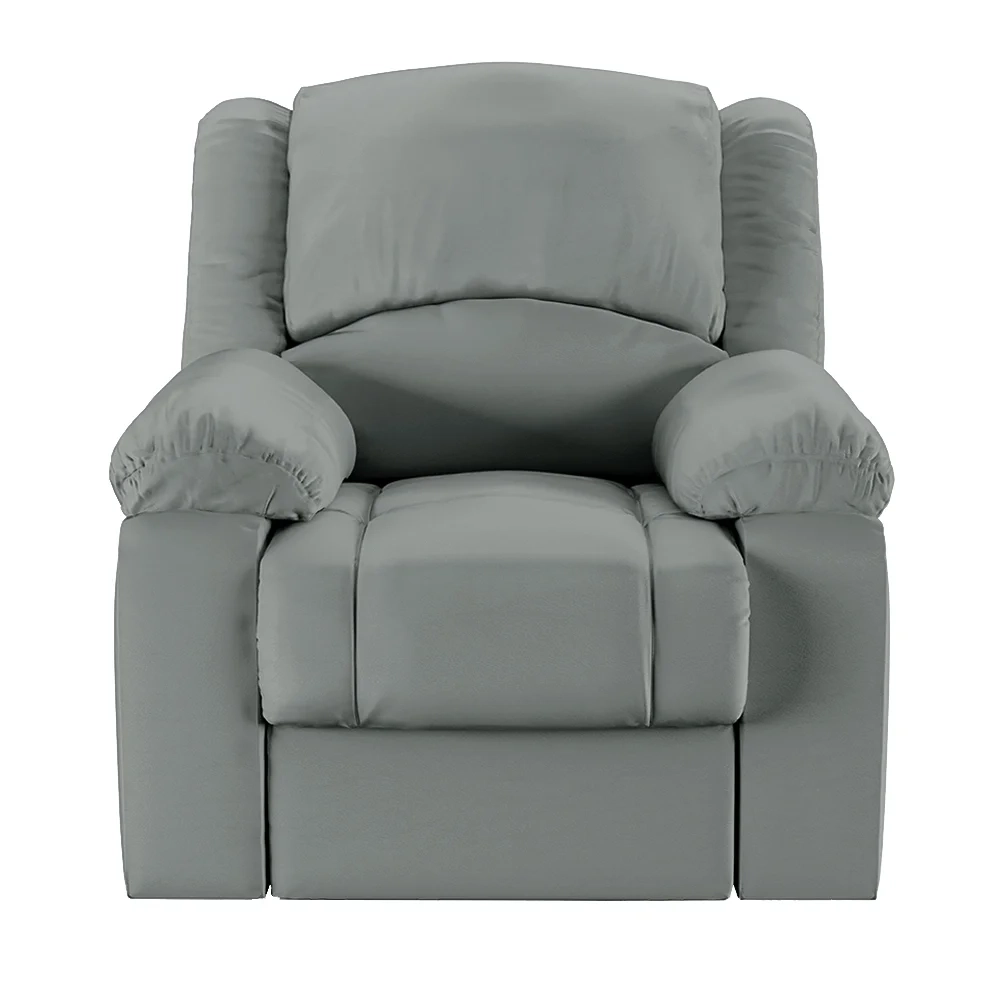 Poltrona do Papai Reclinável Pietra Zero Wall FH9 PU Cinza - Mpozenato