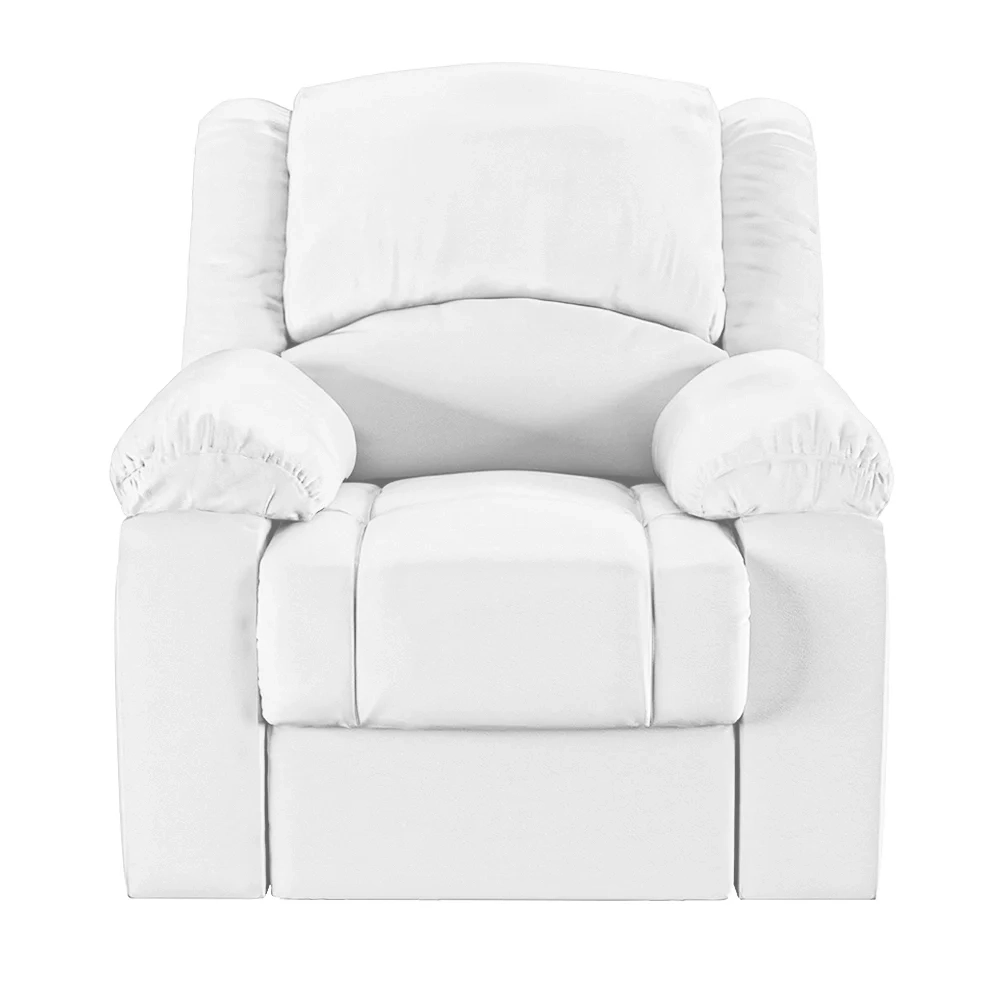 Poltrona do Papai Reclinável Pietra Zero Wall FH9 PU Branco - Mpozenato