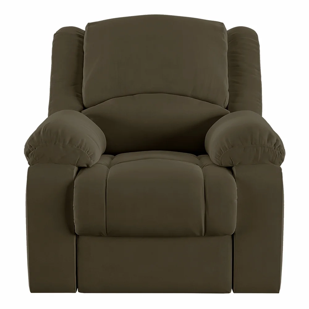 Poltrona do Papai Reclinável Pietra Zero Wall FH9 Veludo Capuccino - Mpozenato