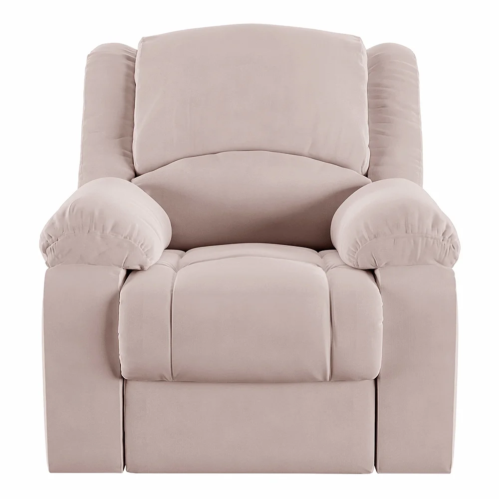 Poltrona do Papai Reclinável Pietra Zero Wall FH9 Veludo Rosê - Mpozenato