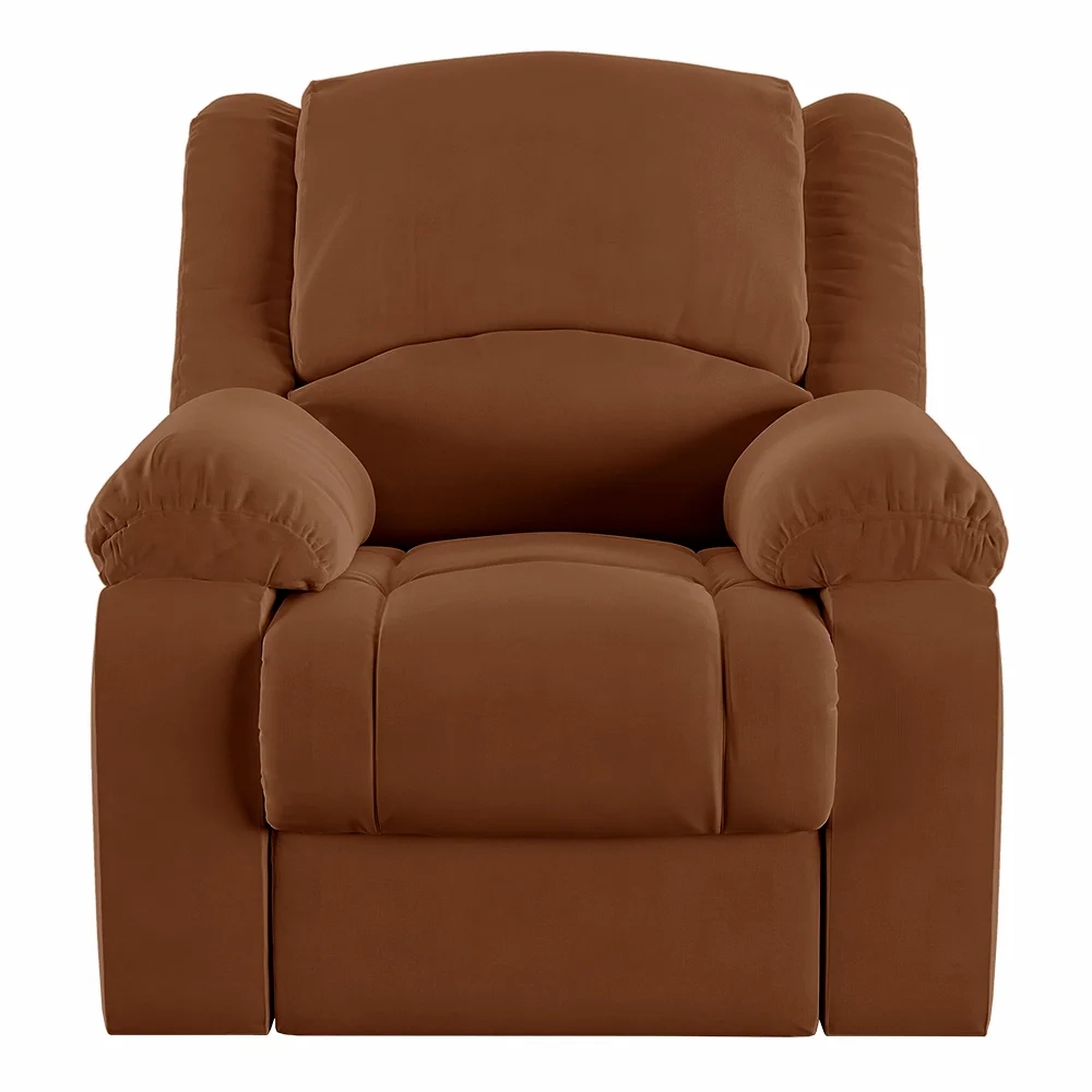 Poltrona do Papai Reclinável Pietra Zero Wall FH9 Veludo Terracota - Mpozenato