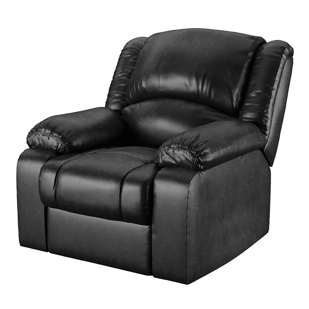 Poltrona do Papai Reclinável Pietra Zero Wall FH9 PU Preto Brilho - Mpozenato