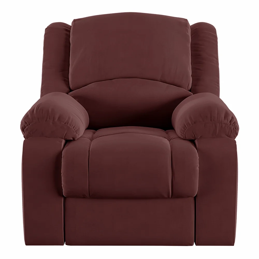 Poltrona do Papai Reclinável Pietra Zero Wall FH9 Veludo Vinho - Mpozenato
