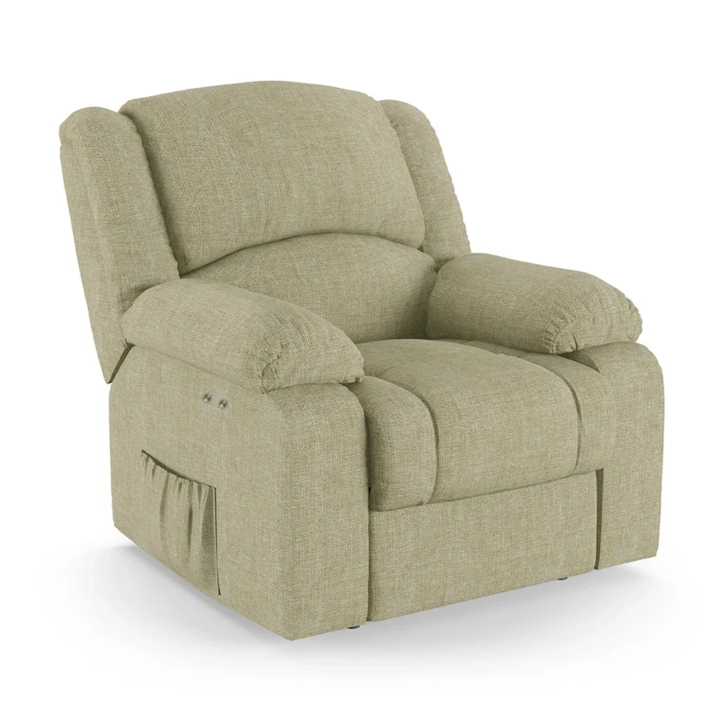 Poltrona do Papai Reclinável Pietra Power Touch FH9 Linho Bege - Mpozenato