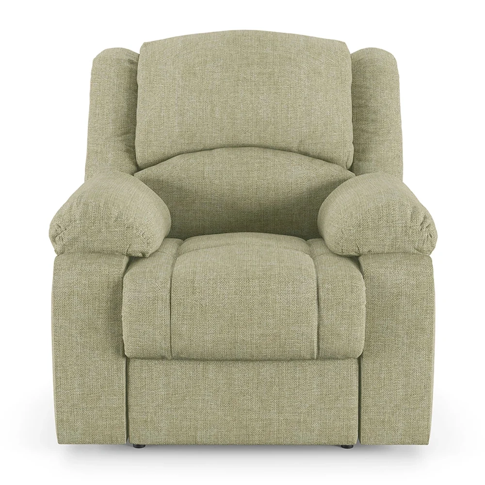 Poltrona do Papai Reclinável Pietra Elétrica LED Massagem FH9 Linho Bege - Mpozenato