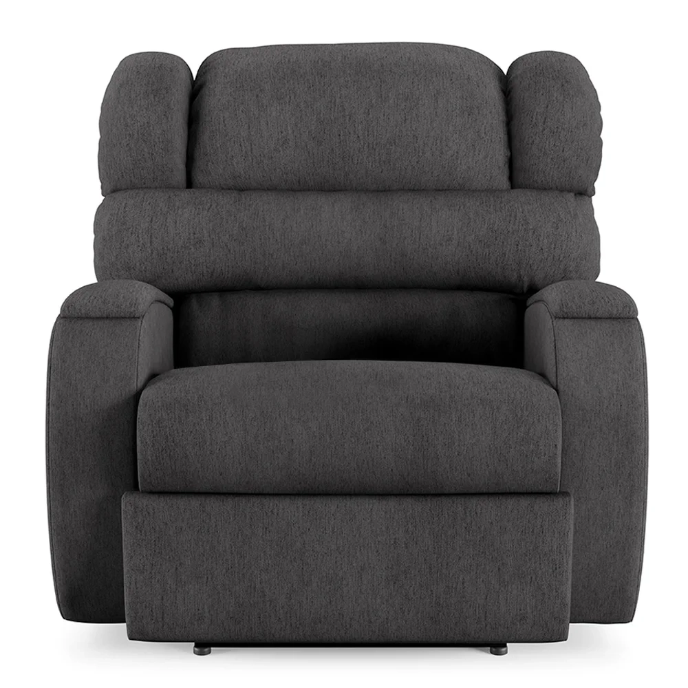 Poltrona do Papai Reclinável Kalie Power Elétrica FH9 Linho Grafite - Mpozenato