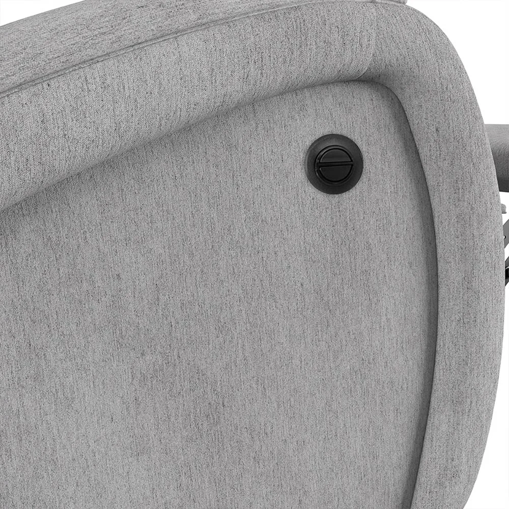 Poltrona do Papai Reclinável Kalie Power Elétrica FH9 Linho Cinza - Mpozenato