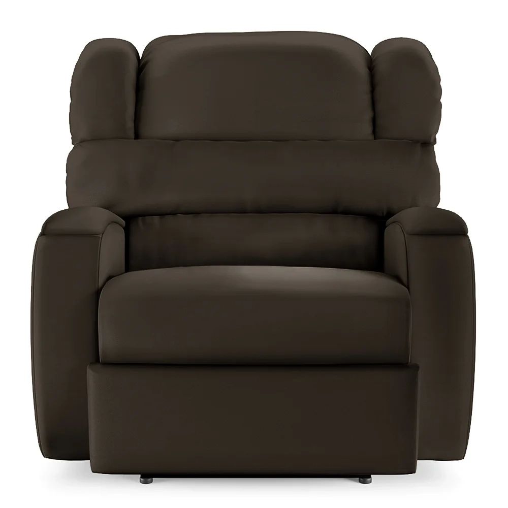 Poltrona do Papai Reclinável Kalie Power Elétrica FH9 PU Marrom - Mpozenato