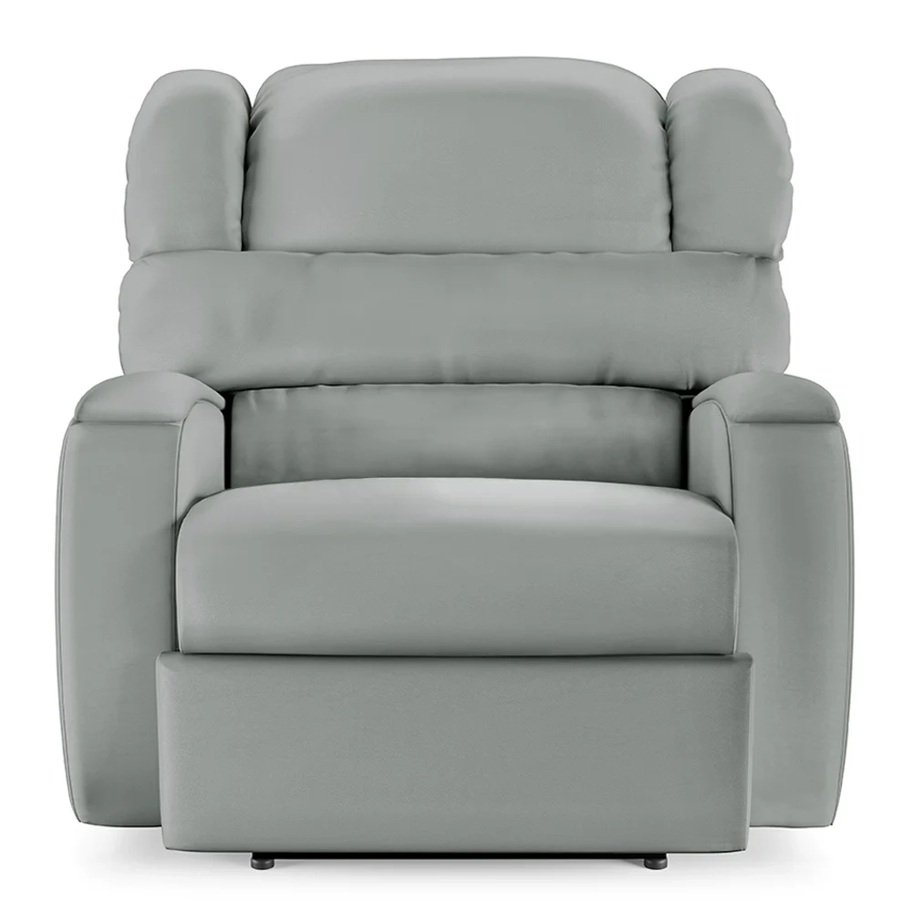 Poltrona do Papai Reclinável Kalie Power Elétrica FH9 PU Cinza - Mpozenato