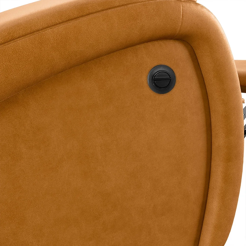 Poltrona do Papai Reclinável Kalie Power Elétrica FH9 PU Whisky - Mpozenato