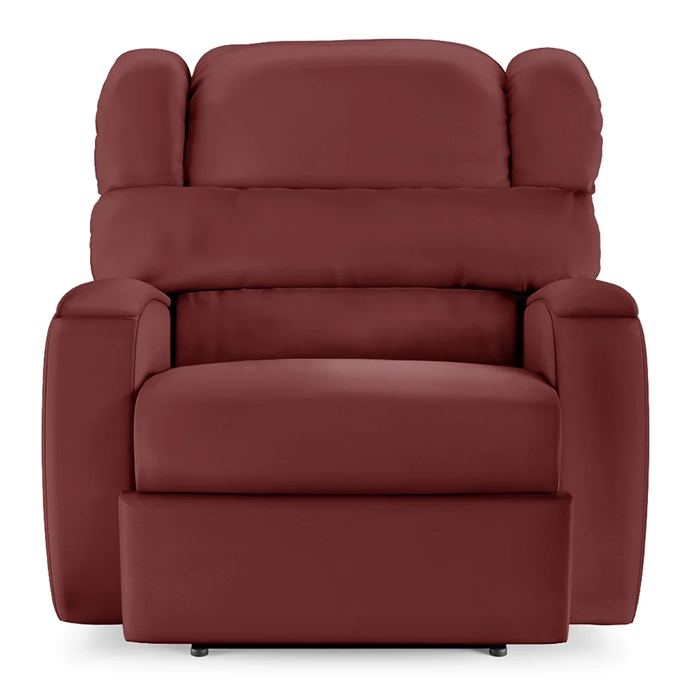 Poltrona do Papai Reclinável Kalie Power Elétrica USB FH9 PU Vermelho - Mpozenato