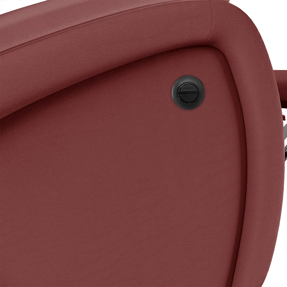 Poltrona do Papai Reclinável Kalie Power Elétrica USB FH9 PU Vermelho - Mpozenato