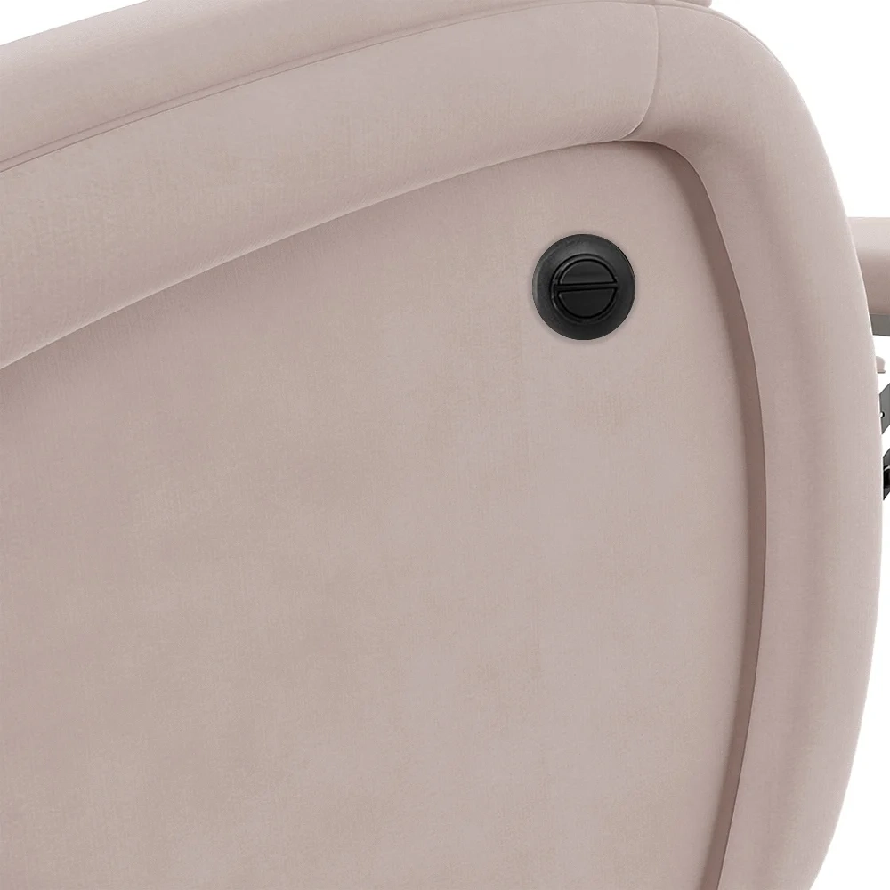 Poltrona do Papai Reclinável Kalie Power Elétrica USB FH9 Veludo Rosê - Mpozenato