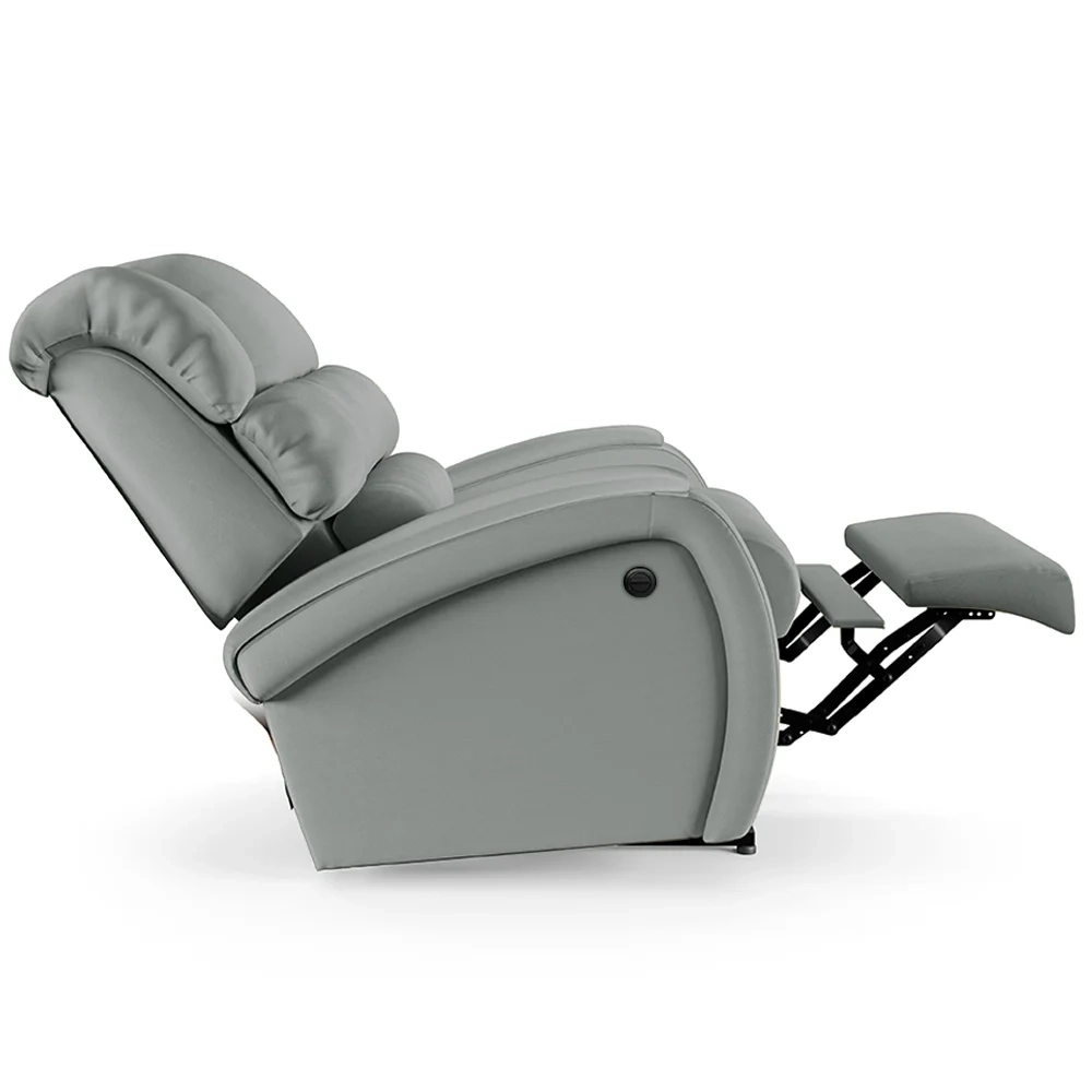 Poltrona do Papai Reclinável Kalie Power Elétrica Massagem FH9 PU Cinza - Mpozenato