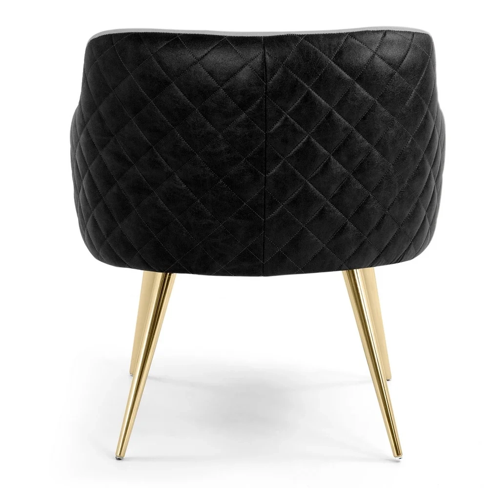 Poltrona Decorativa Pés Palito Metalizado Jade Corano C-05 Linho D-315 Cinza Claro - Domi