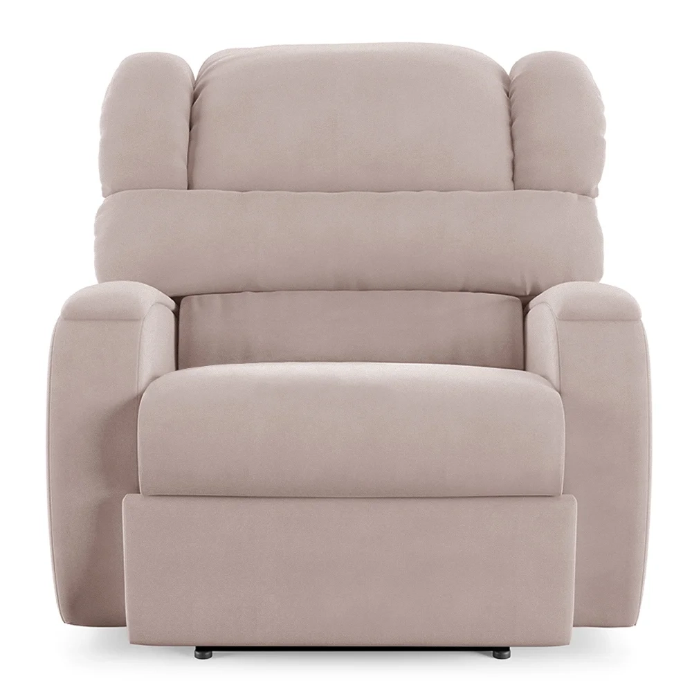 Poltrona do Papai Reclinável Kalie Power Elétrica Massagem FH9 Veludo Rosê - Mpozenato