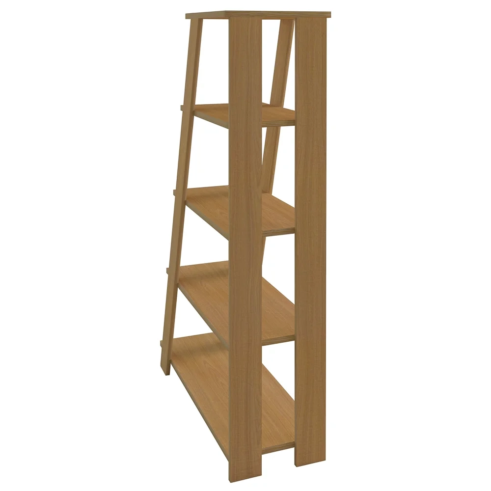 Estante Livreiro Multiuso Decorativa Star 5 Prateleiras Freijó - Artany