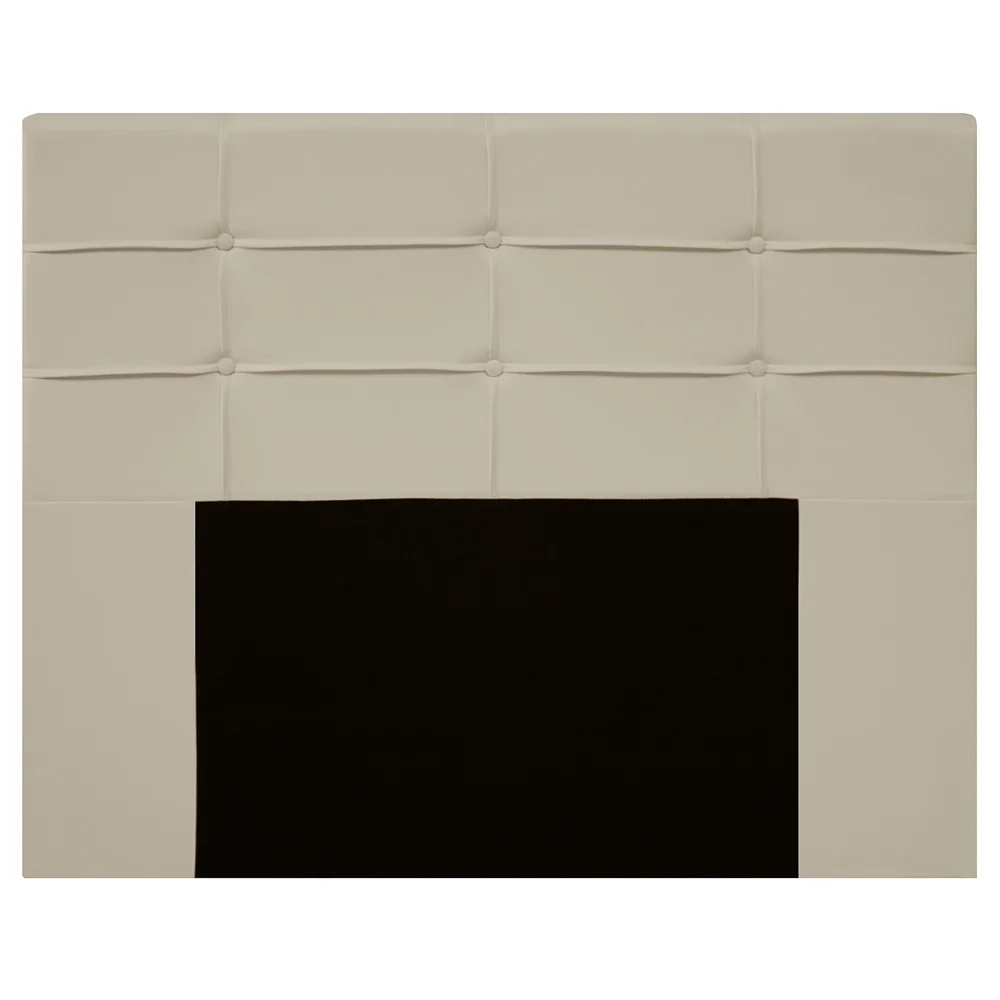 Cabeceira Cama Box 160cm Esmeralda Sintético J02 Bege - Mpozenato