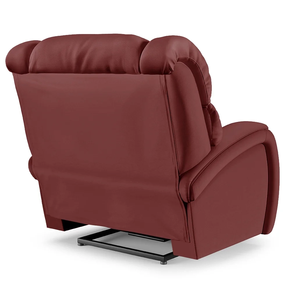 Poltrona do Papai Reclinável Kalie Controle Power Elétrico FH9 PU Vermelho - Mpozenato