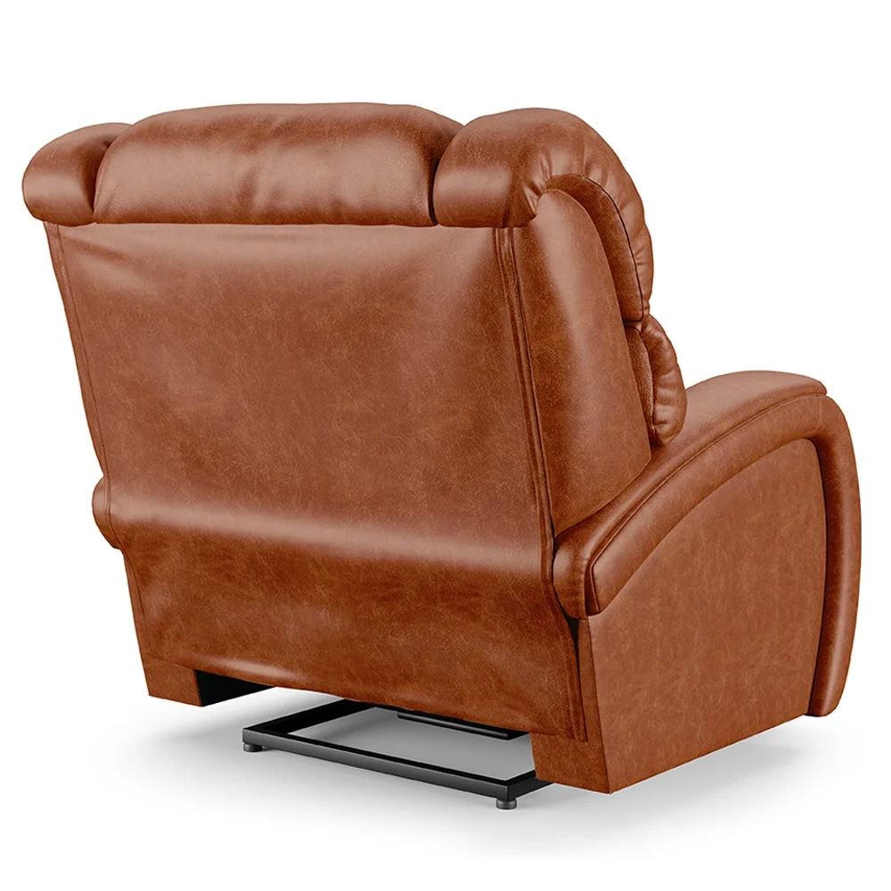 Poltrona do Papai Reclinável Kalie Controle Power Elétrico FH9 PU Caramelo Brilho - Mpozenato