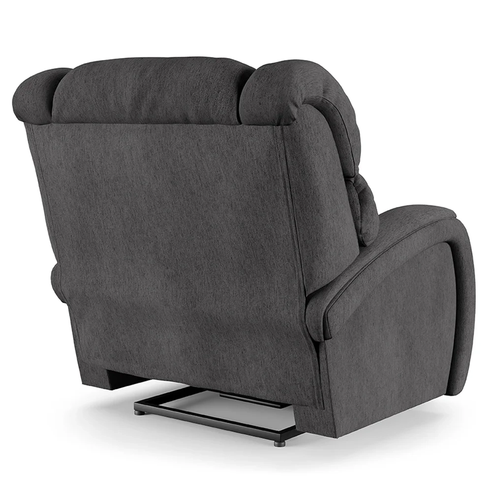 Poltrona do Papai Reclinável Kalie Controle Power Elétrico USB FH9 Linho Grafite - Mpozenato