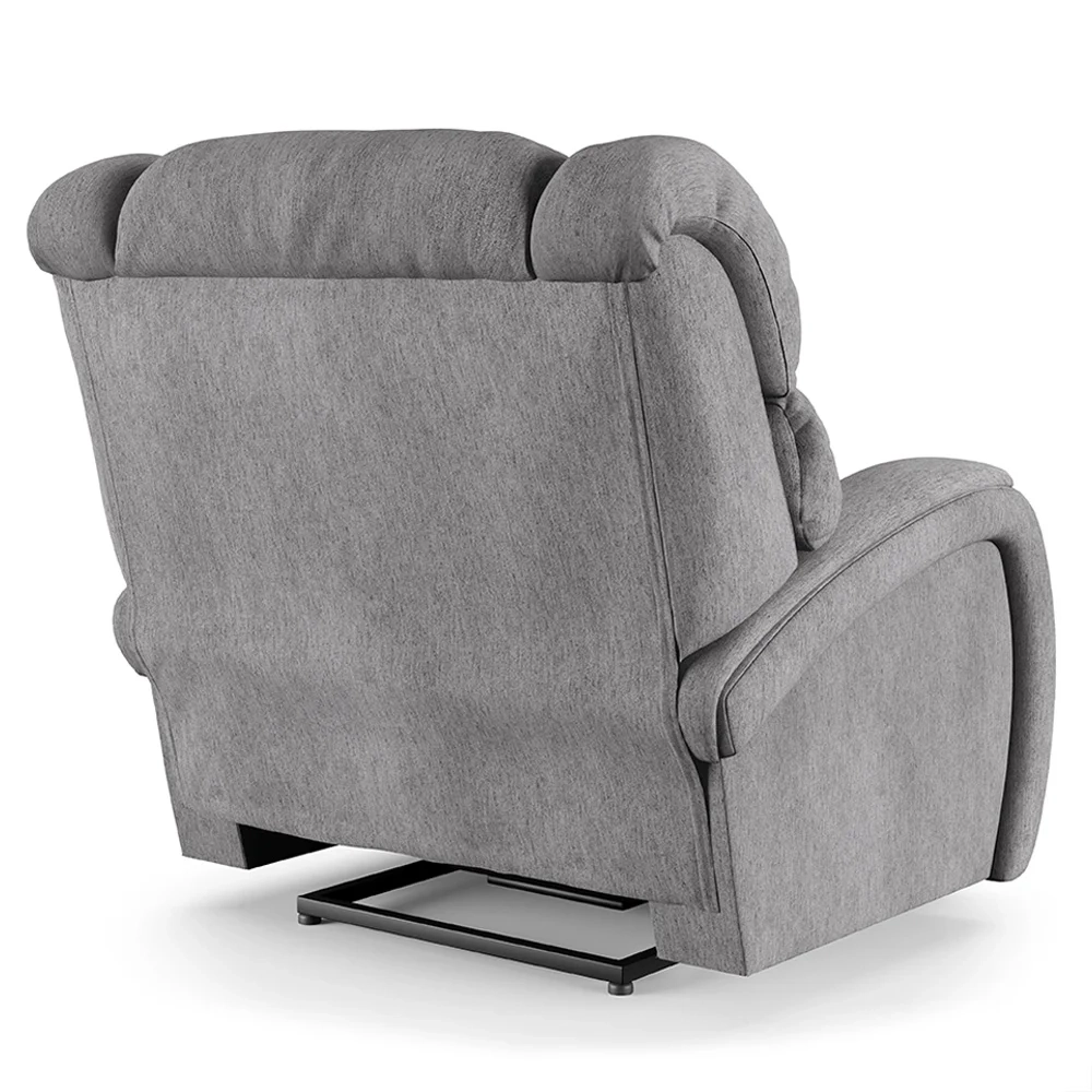 Poltrona do Papai Reclinável Kalie Controle Power Elétrico USB FH9 Linho Cinza - Mpozenato