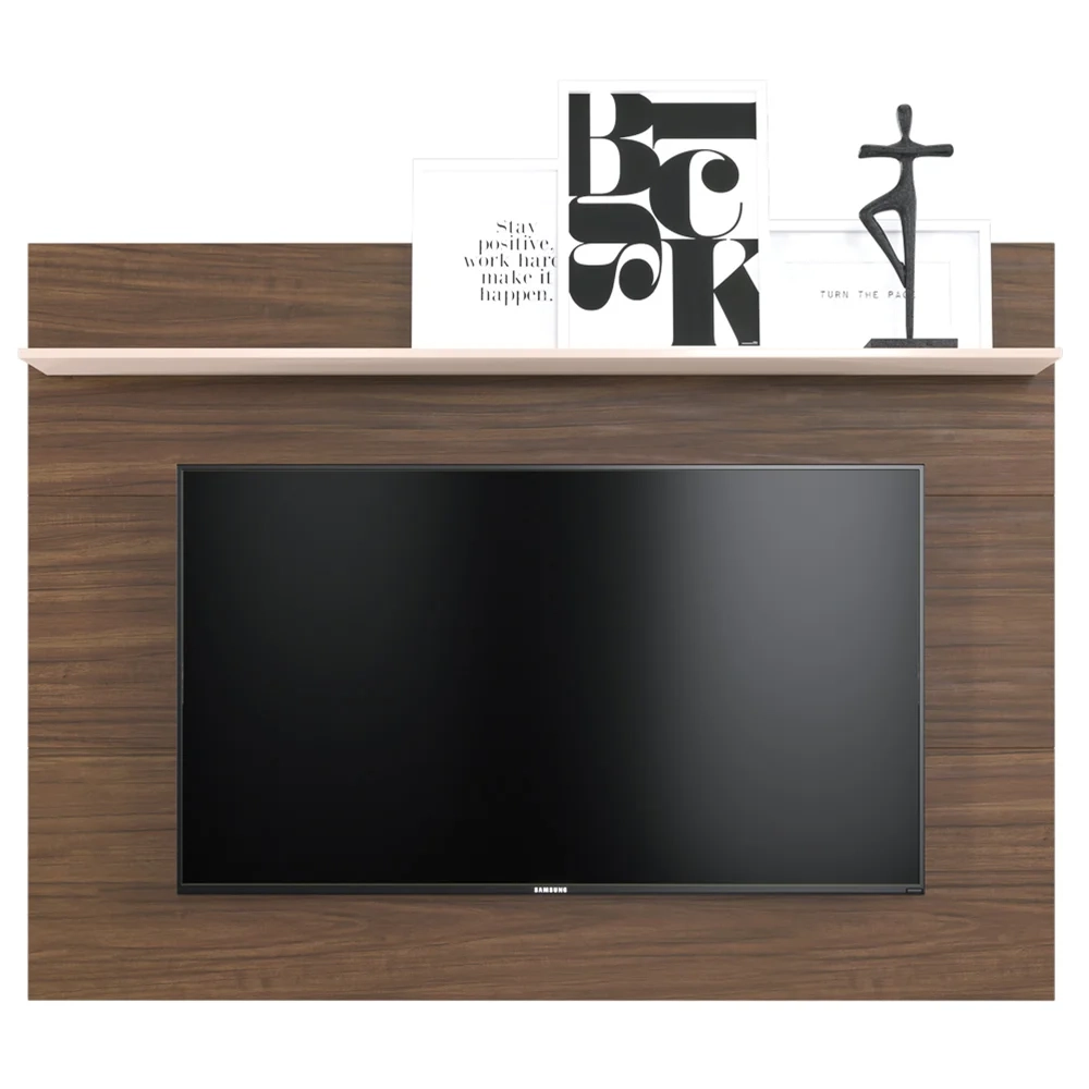 Painel TV 47 Pol Maia Nogueira Real/Off White      - Colibri