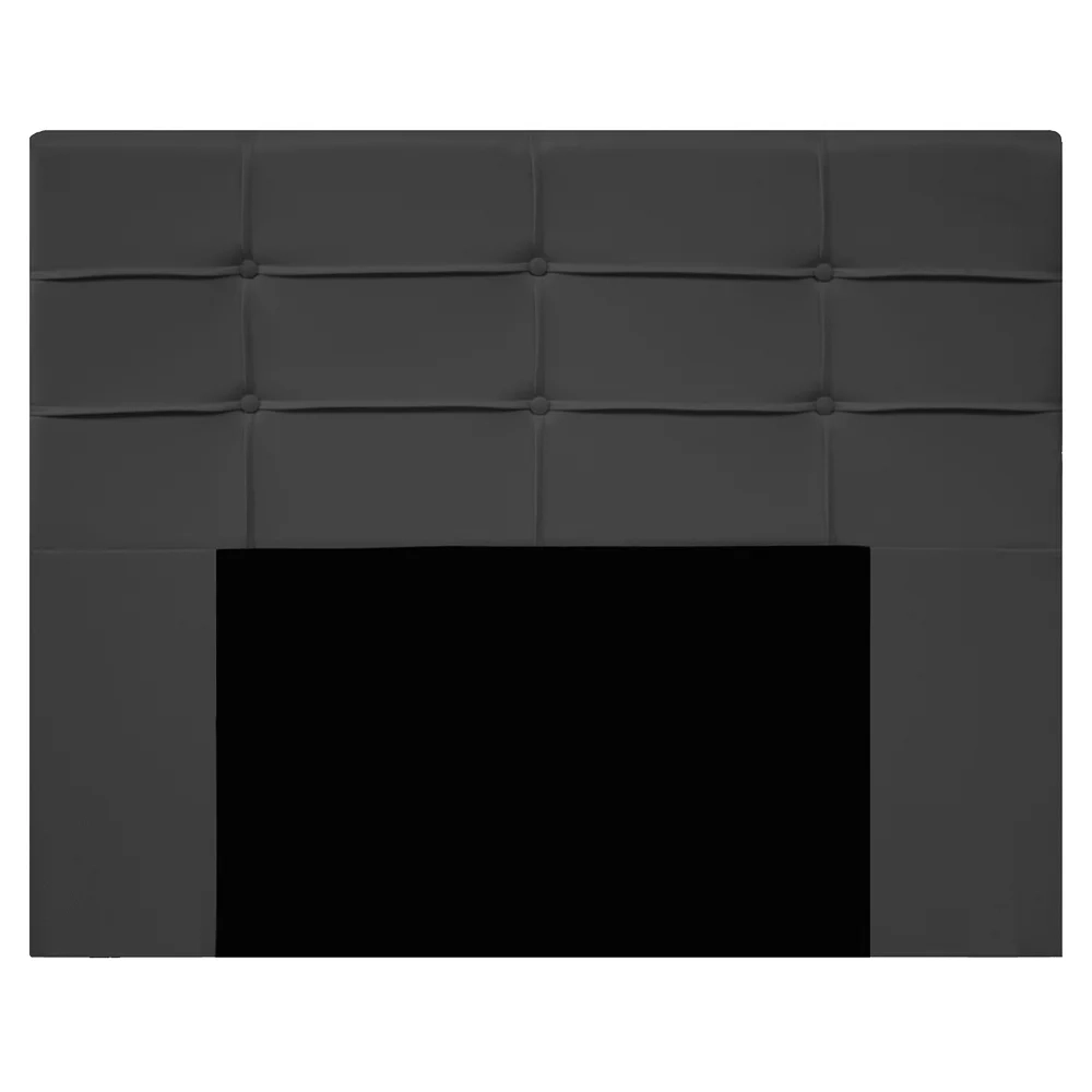 Cabeceira Cama Box Casal King 195cm Esmeralda Veludo J02 Cinza - Mpozenato