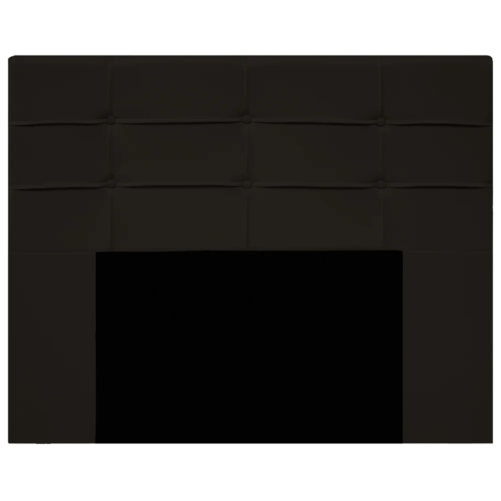 Cabeceira Cama Box Casal King 195cm Esmeralda Veludo J02 Marrom - Mpozenato