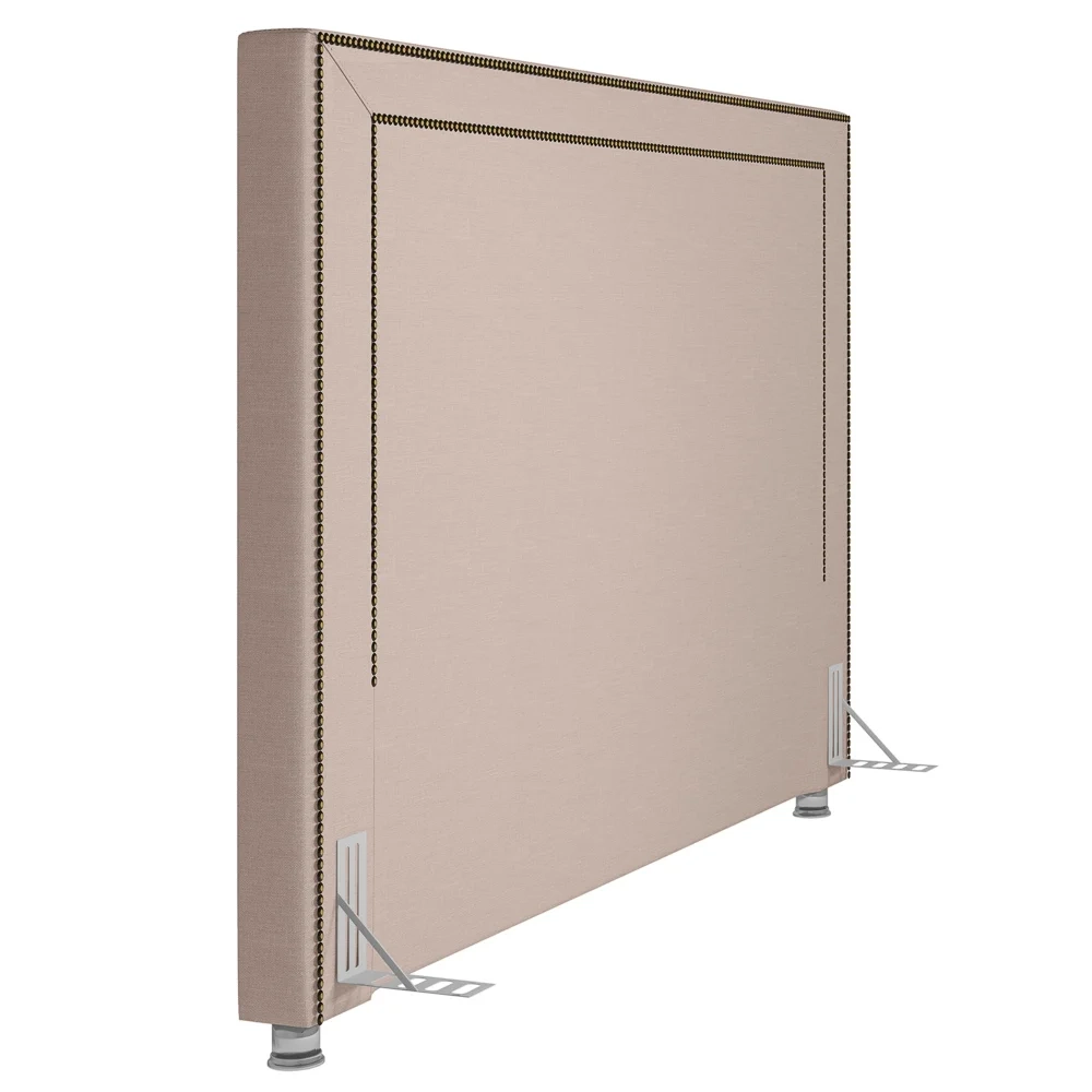 Cabeceira Cama Box Casal 140cm Mali Z37 Linho Bege Cru - Mpozenato