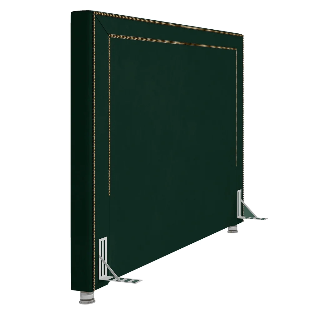 Cabeceira Cama Box Casal Queen 160cm Mali Z37 Veludo Verde Musgo - Mpozenato