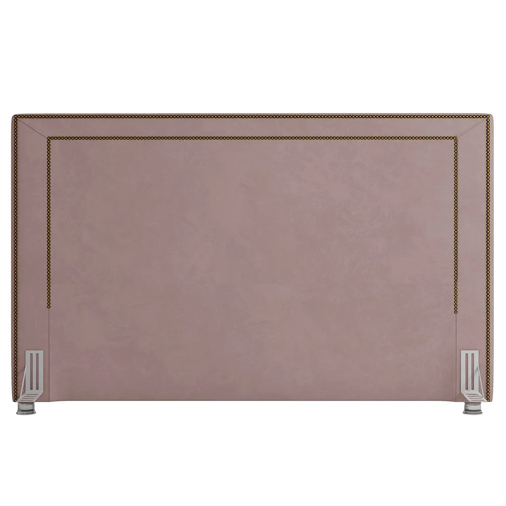 Cabeceira Cama Box Casal Queen 160cm Mali Z37 Veludo Rosê - Mpozenato