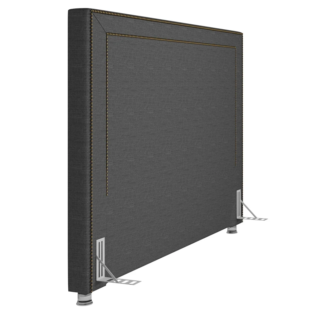 Cabeceira Cama Box Casal Queen 160cm Mali Z37 Linho Chumbo - Mpozenato