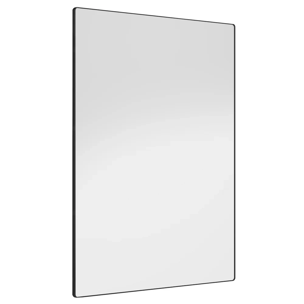 Espelho Decorativo Retangular Com Moldura Shine D09 Preto - Mpozenato