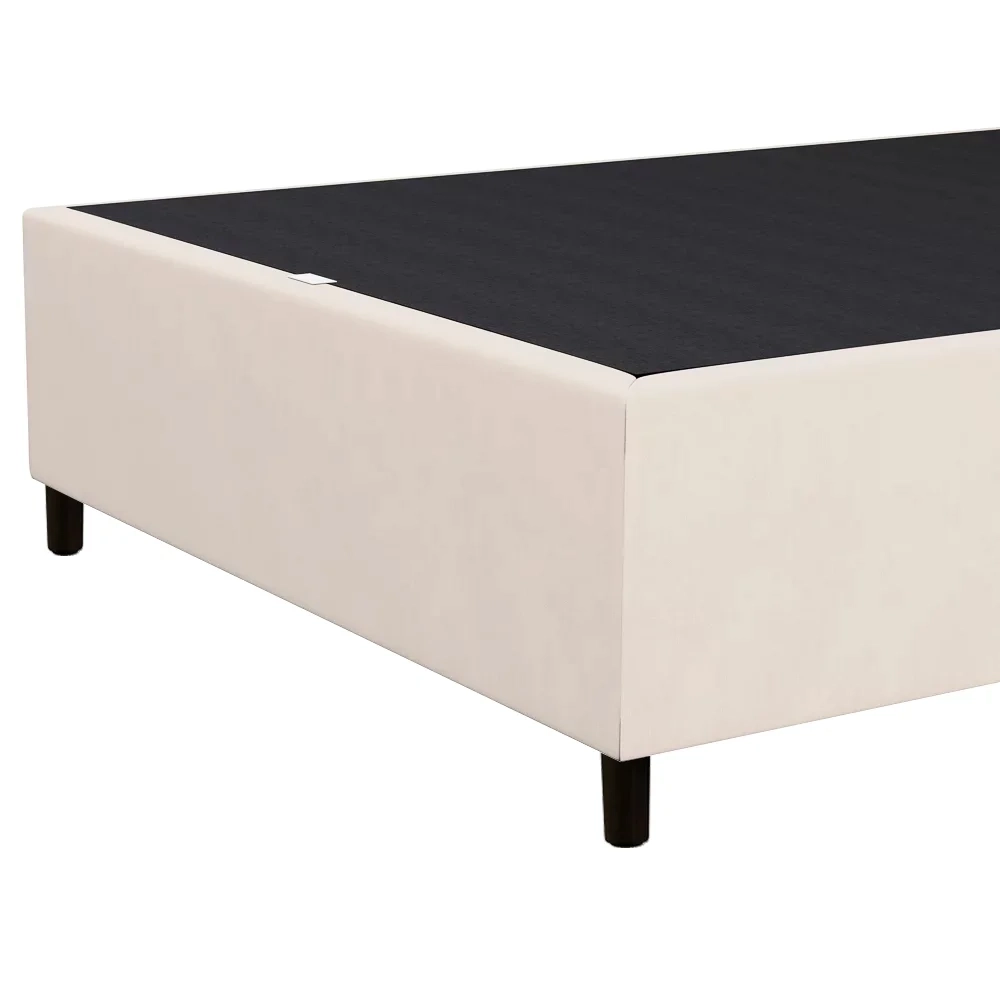 Base para Cama Box Casal 138x188cm Hit Z04 Suede Bege - Mpozenato