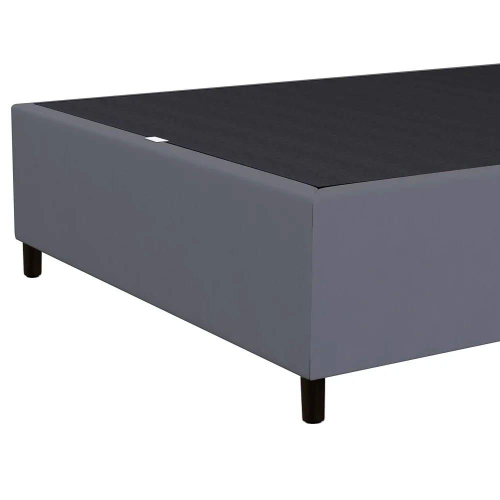 Base para Cama Box Casal 138x188cm Hit Z04 Suede Cinza - Mpozenato