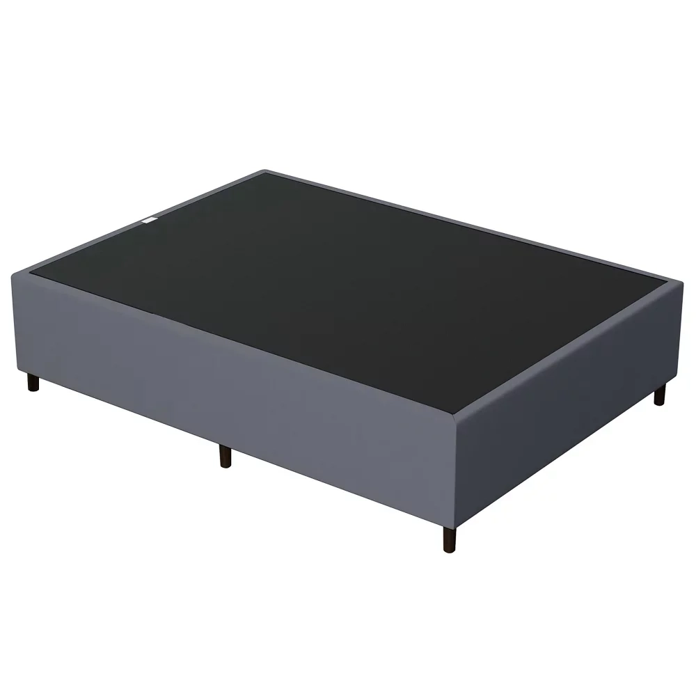 Base para Cama Box Casal 138x188cm Hit Z04 Suede Cinza - Mpozenato
