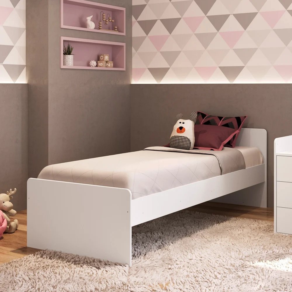 Berço Mini Cama Multifuncional Certificado pelo Inmetro BB680 Branco - Completa Móveis