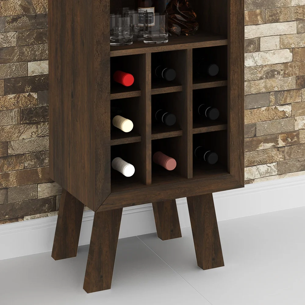 Adega Bar Multiuso AD5000 Rústico - Tecno Mobili