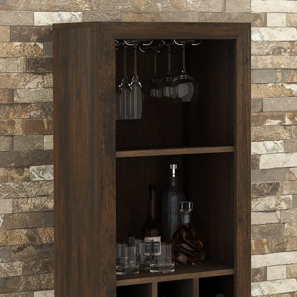 Adega Bar Multiuso AD5000 Rústico - Tecno Mobili