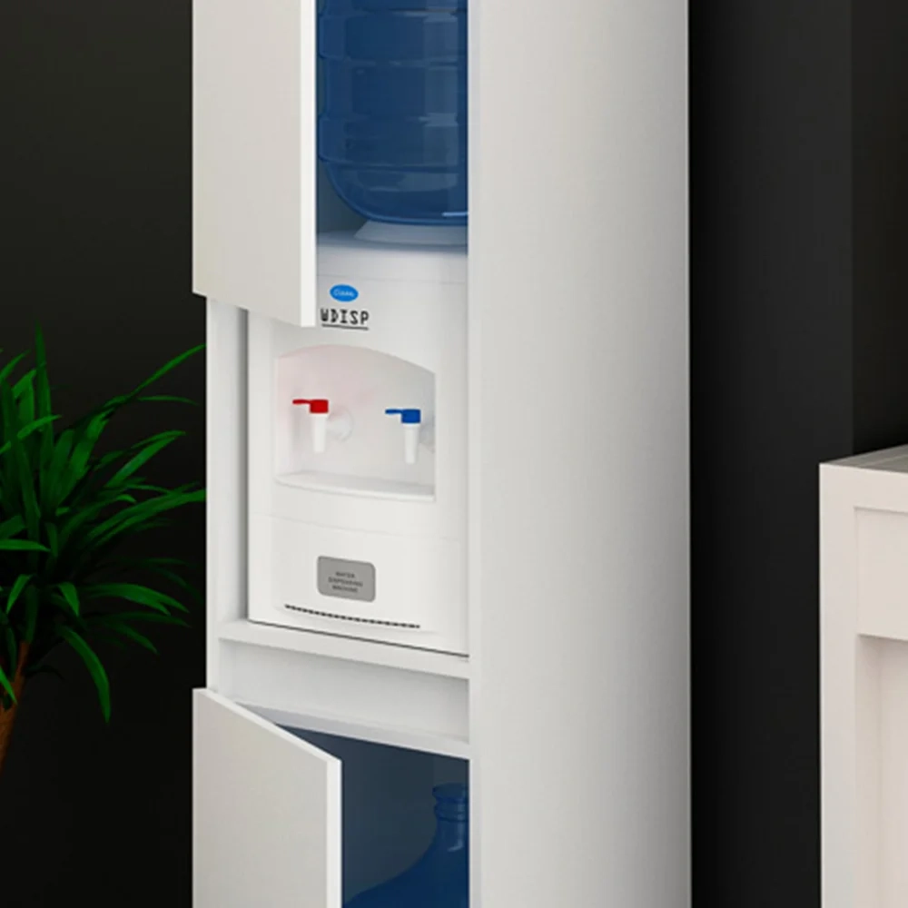 Armário Multiuso 2 Portas 1 Nicho BL3312 Branco - Tecno Mobili